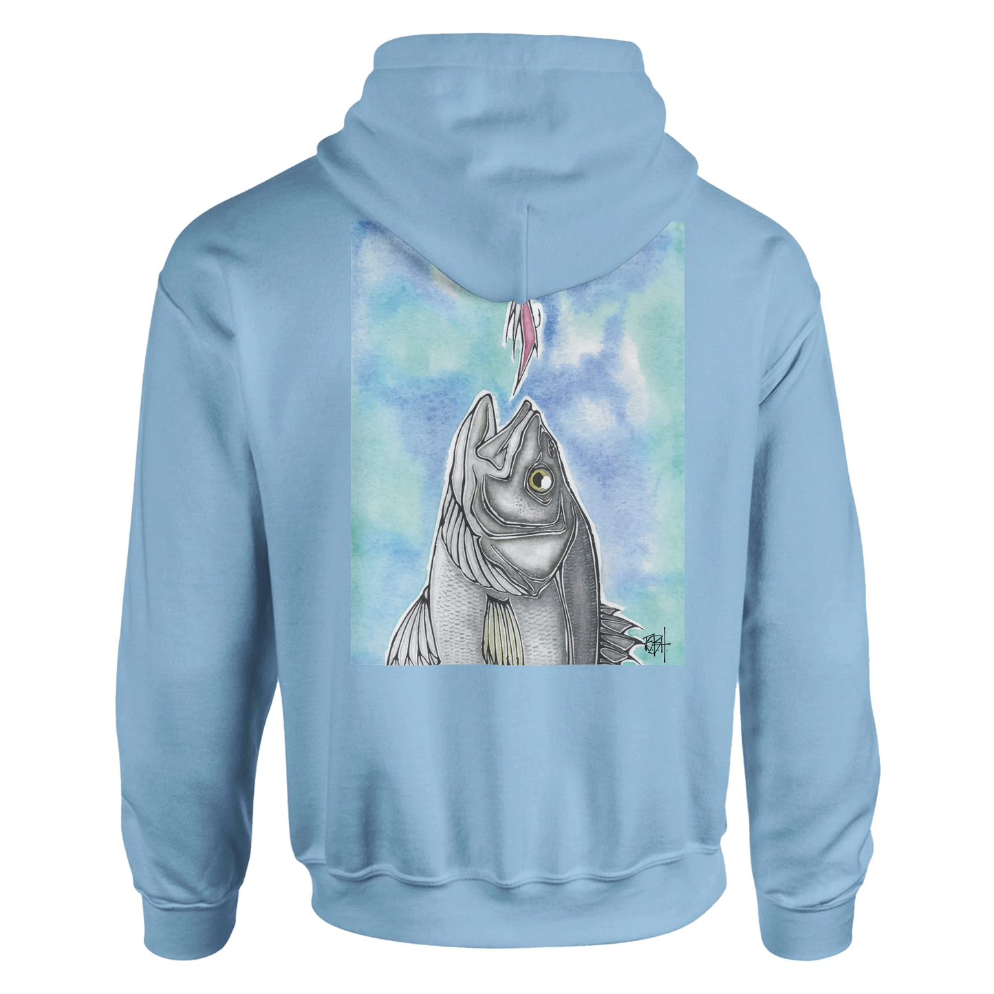 SeabassFly Hoodie. Rip Through Salt. Bend Through Chaos.