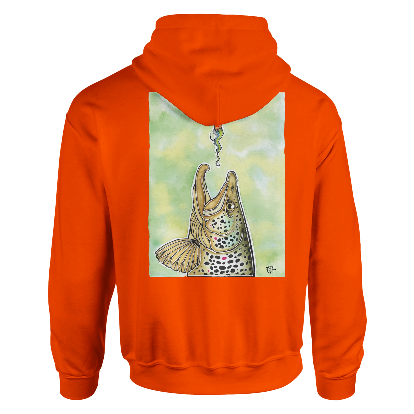 TroutFly Hoodie. I Don´t Chase Trout. I Invite Them.