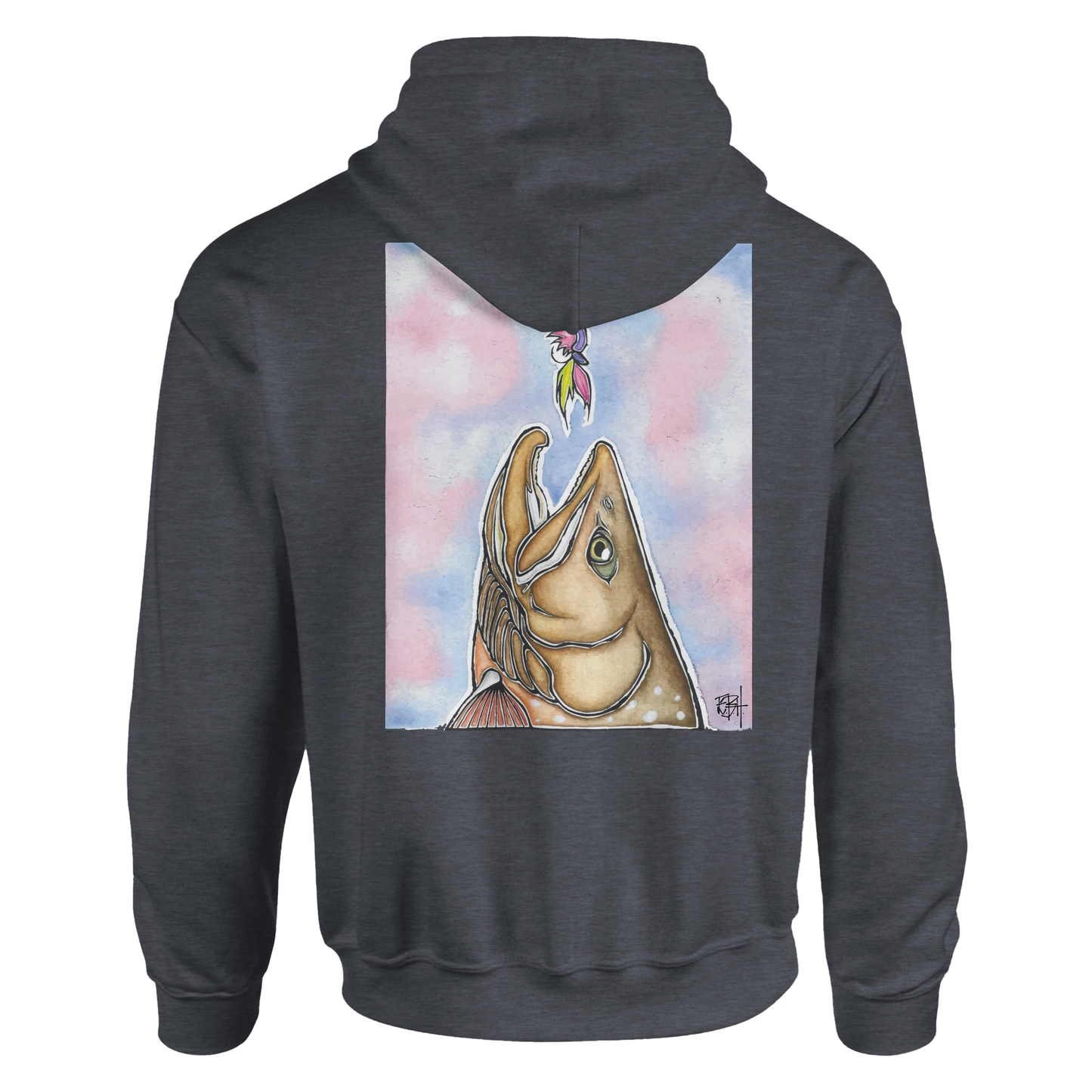 CharFly Hoodie. I Cast Through Ice For Fire.