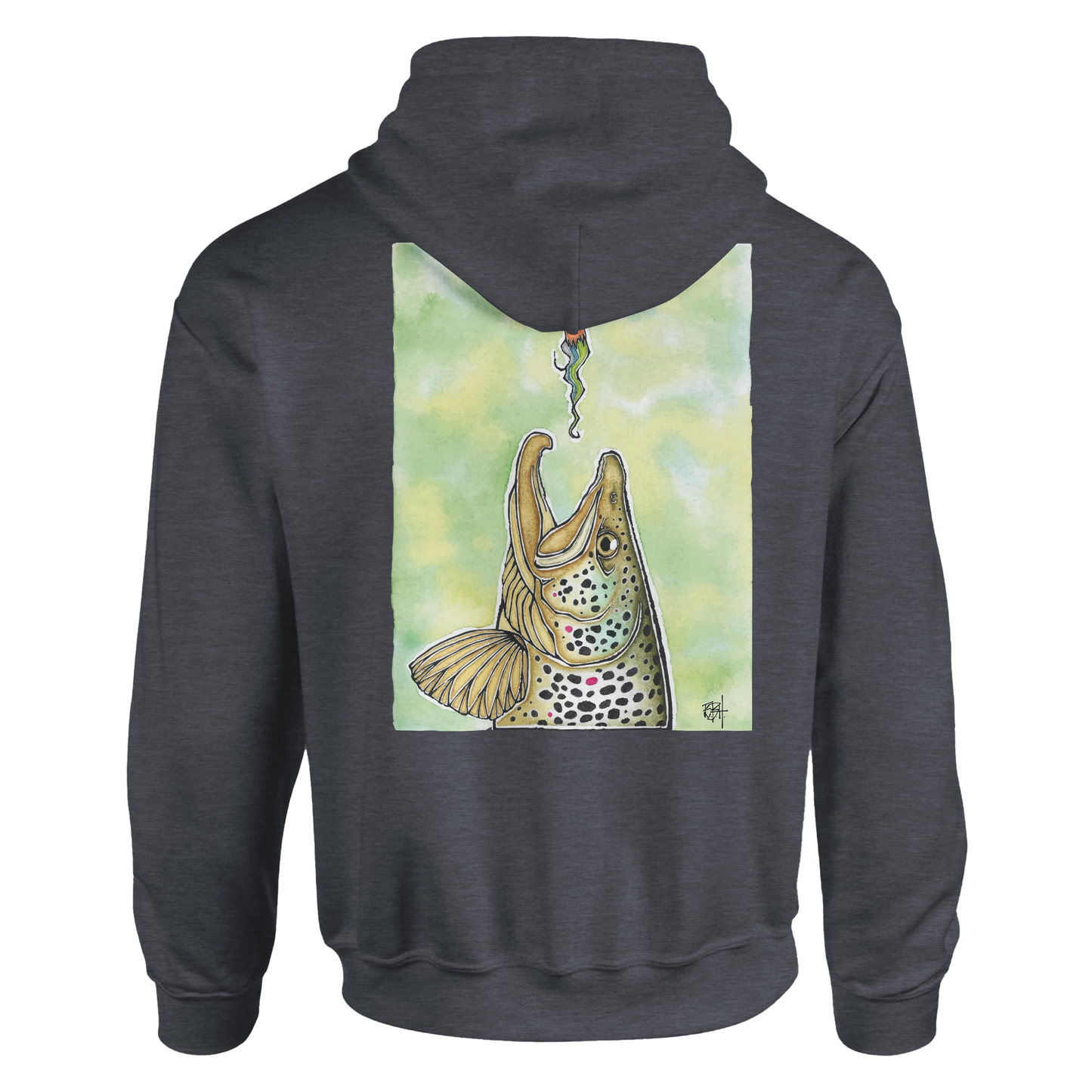 TroutFly Hoodie. I Don´t Chase Trout. I Invite Them.