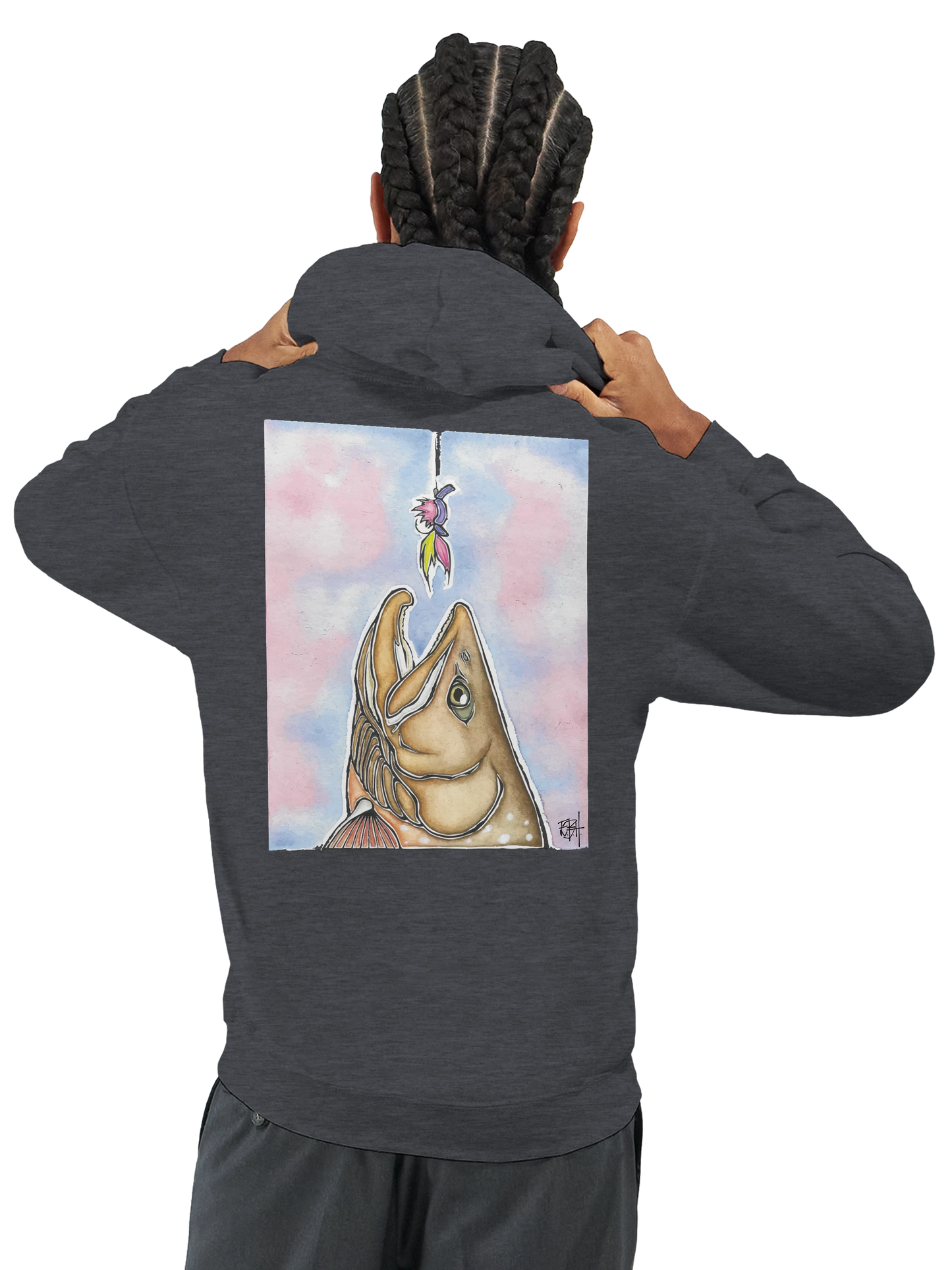 CharFly Hoodie. I Cast Through Ice For Fire.