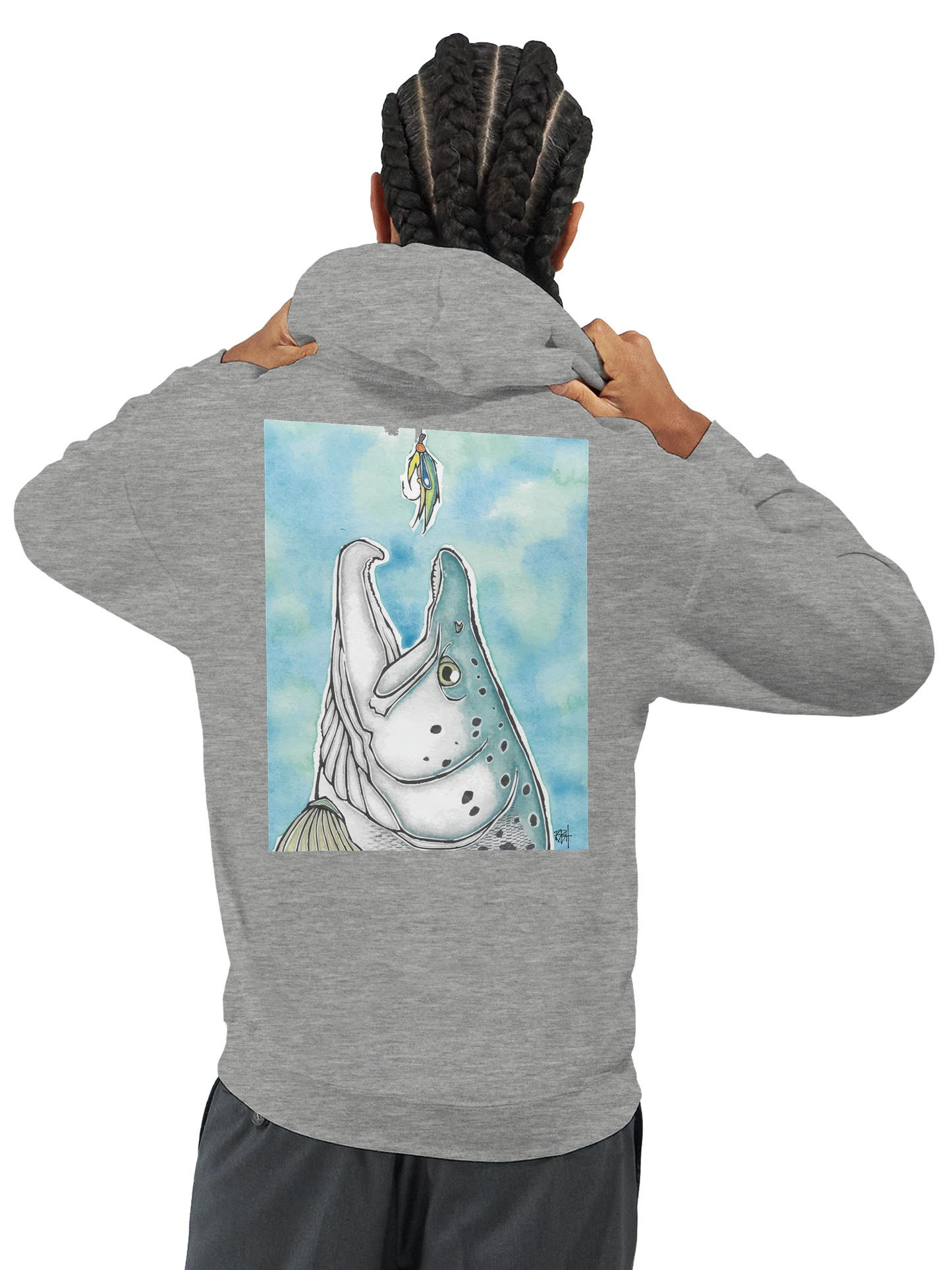SalmonFly Hoodie. I Fish For Chrome. Not Compliments.