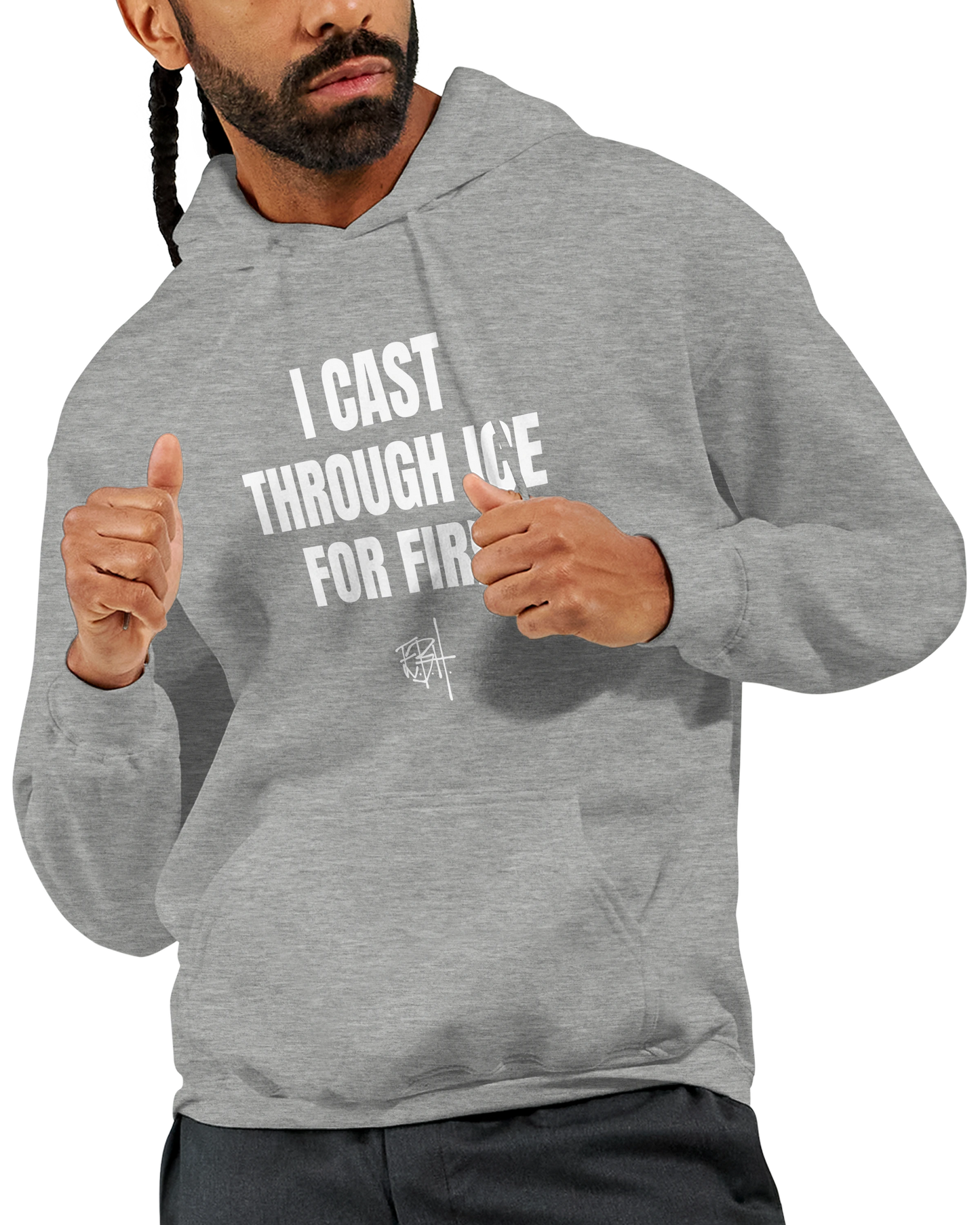 CharFly Hoodie. I Cast Through Ice For Fire.