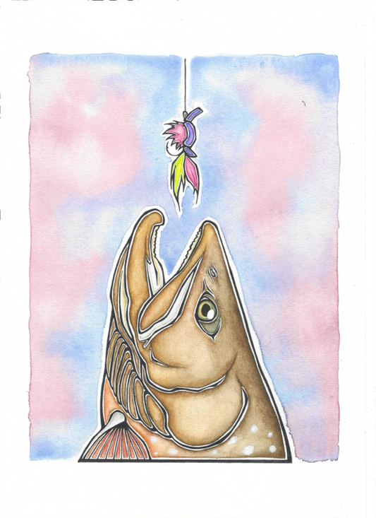 CharFly Original Painting. A4.