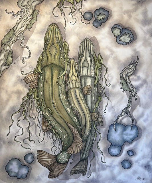 Springtime Original Painting. 40x50cm.